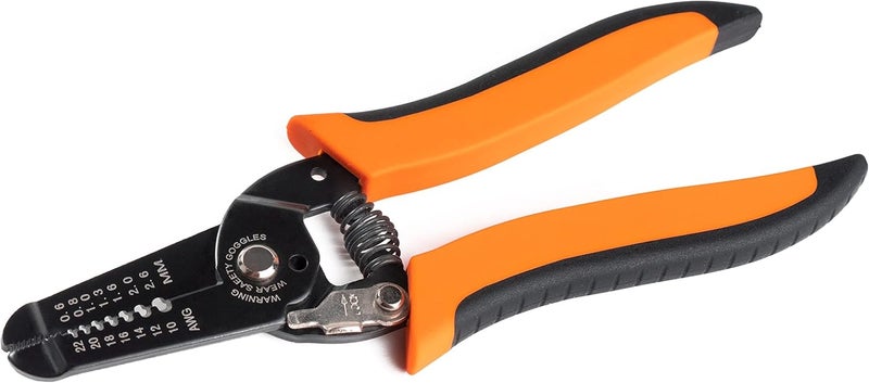 Wirefy STRP-01 Wire Stripper and Cutter for Solid and Stranded Wires 22-10 AWG | Precision Calibrated Ergonomic Wire Stripping Tool - Image 1