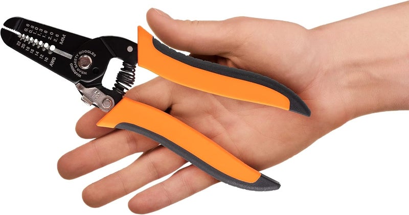 Wirefy STRP-01 Wire Stripper and Cutter for Solid and Stranded Wires 22-10 AWG | Precision Calibrated Ergonomic Wire Stripping Tool - Image 5