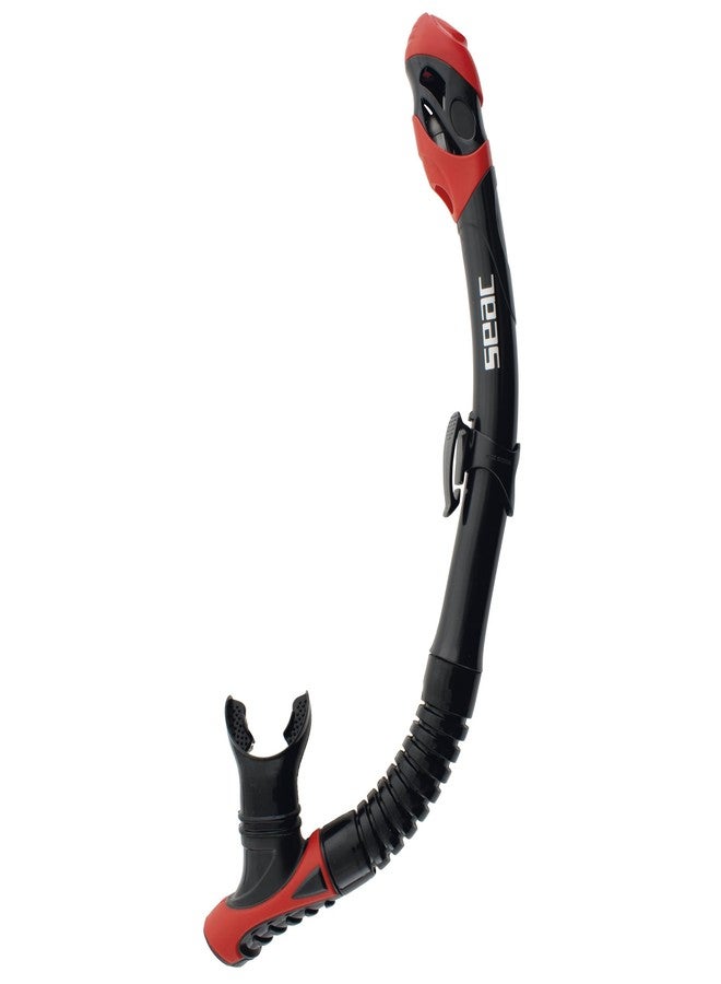 Seac Reverse Dry. Snorkel with adjustable mouthpiece. Dry top and purge valve - Image 1