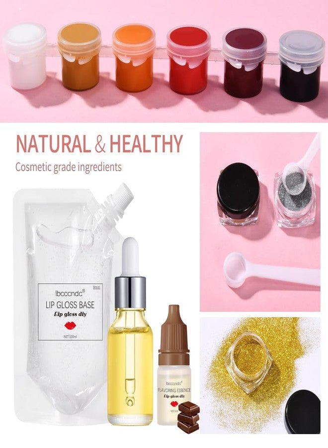 JEMPET DIY Lip Gloss Making Kit - Moisturizing Lip Stain Handmade Set Fun Makeup Gift Set for Women Girls - Image 2