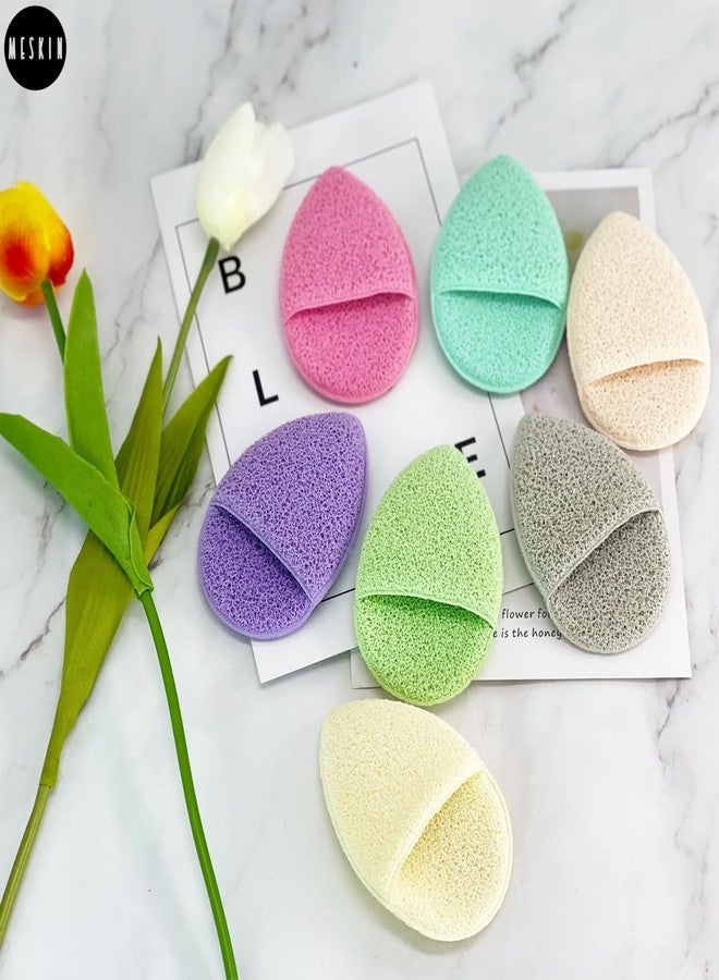 MeSkin Facial Cleansing Sponges - Deep Pore Cleansing, Blackhead Removal, Exfoliation - Drop Shape Puff, All Skin Types, Reusable, Eco-Friendly Skincare Tools (Multicolor, Pack of 1) - Image 2