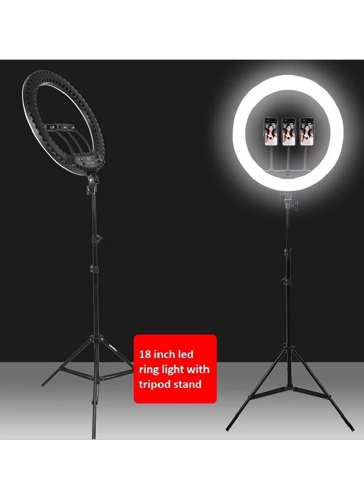 Pama 18N 18 Inch LED Photography Soft Ring Light With Tripod Stand  - Image 4
