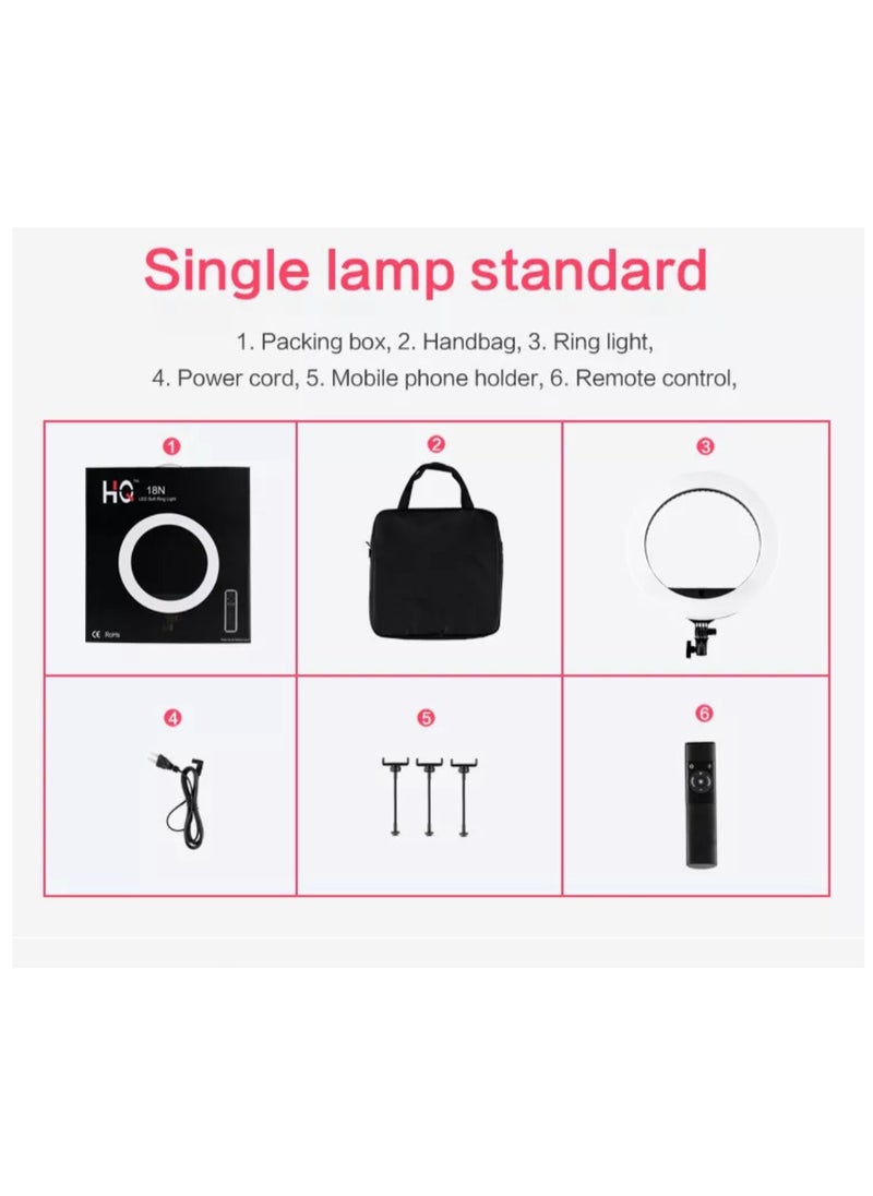 Pama 18N 18 Inch LED Photography Soft Ring Light With Tripod Stand  - Image 5