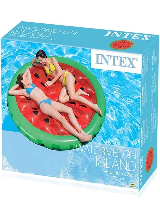 INTEX Watermelon Island Pool Floater 56283 183 x 23cm - Image 1