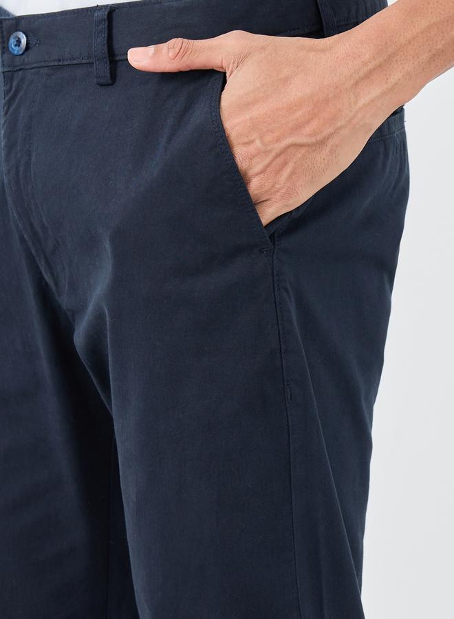 ستايلي بنطلون تشينو ستايلي بقصة عادية من تويل - Image 3