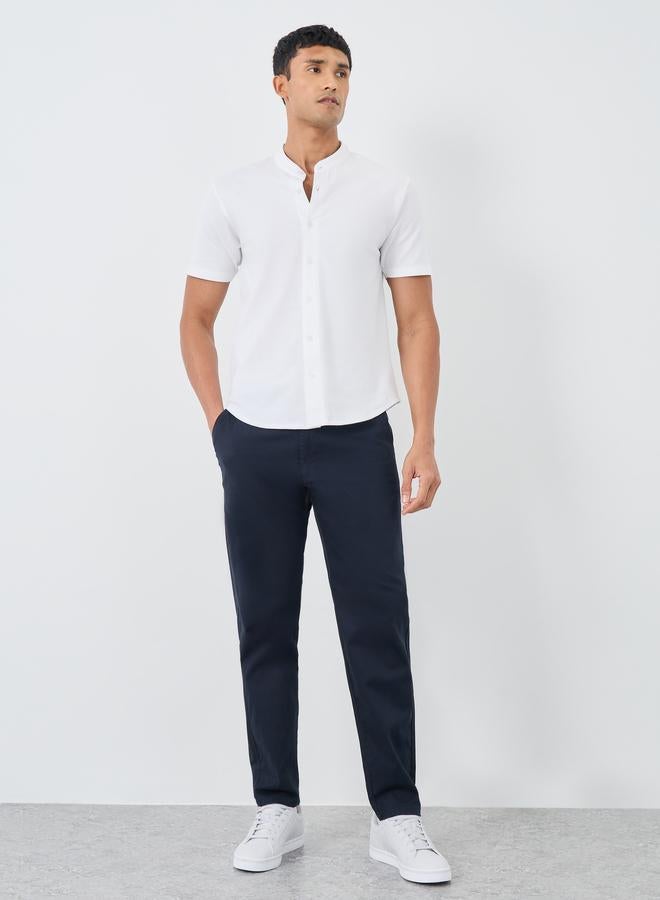 ستايلي بنطلون تشينو ستايلي بقصة عادية من تويل - Image 2