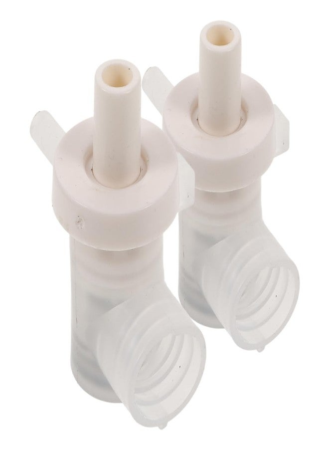 SHOWERORO Soap Dispenser Replacement Pump Head 2 Pack Manual Pump Accessory for Hotel Bathroom Liquid Soap and Shampoo Dispenser 2.36 Inch - Image 1
