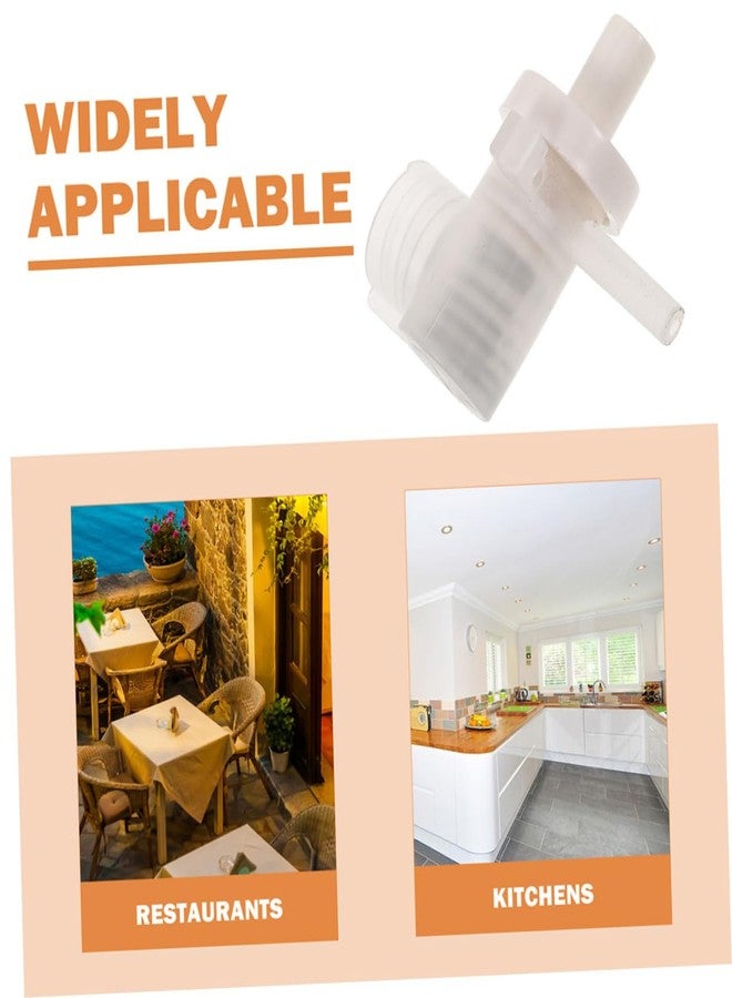 SHOWERORO Soap Dispenser Replacement Pump Head 2 Pack Manual Pump Accessory for Hotel Bathroom Liquid Soap and Shampoo Dispenser 2.36 Inch - Image 5