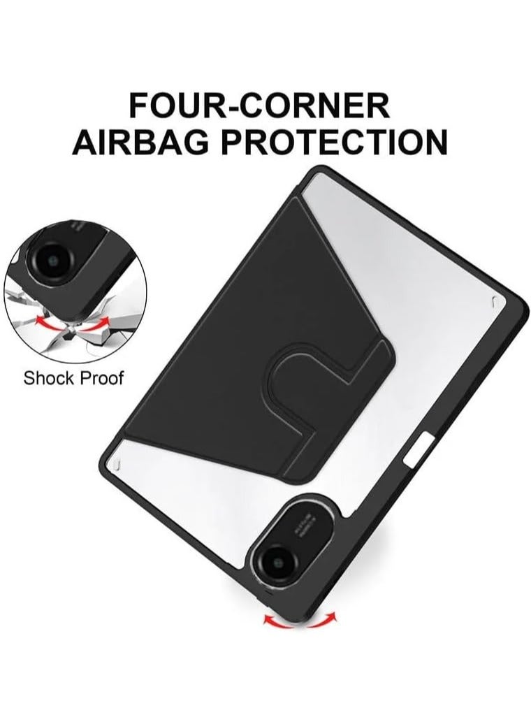 Fankalo Tablet Case for Xiaomi Redmi Pad 2 11 inch 360° Rotating Kickstand Protective Cover with Pen Slot - Image 4