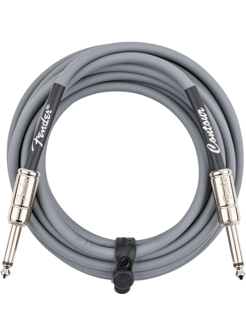 FENDER Fender 0990571824 Contour Series Instrument Cables 18.6Ft - Inca Silver  - Image 1
