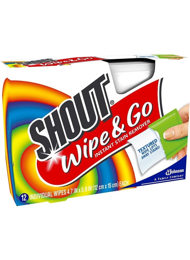 Shout Wipe & Go 12Ct Wipes 4 Pack, Multicolor,12 Count (Pack of 4) - Image 4
