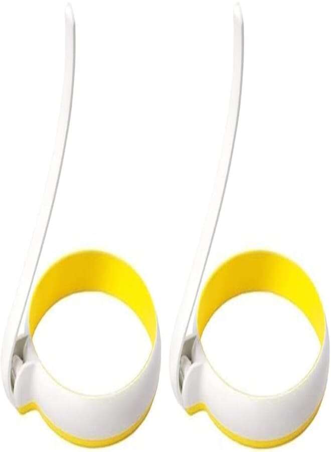 Spaceshoop Fried Egg Rings Mould, 2 Pcs Silicone Non-Stick Mold for Frying Pan, Round-shaped Pancake Maker with Handle-Mold for Frying Cooking (Multicolor)