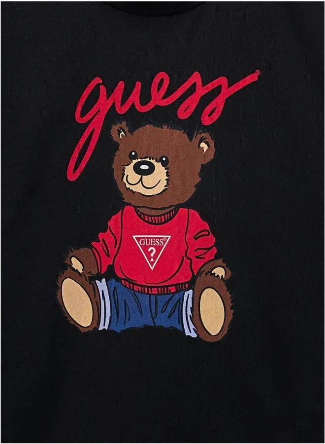 جس Kids Graphic Crew Neck T-Shirt