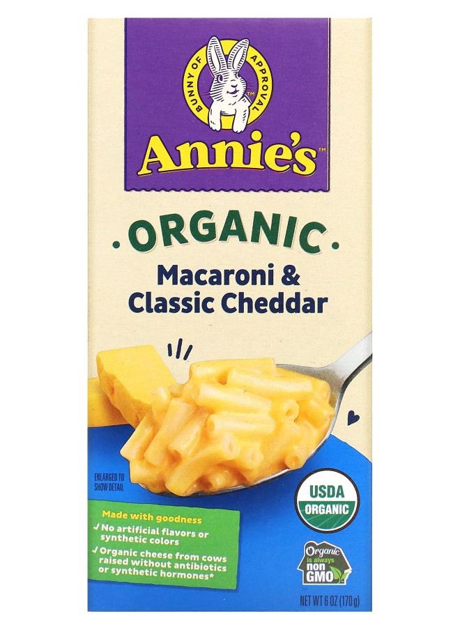 Annie's Organic Macaroni & Cheese Classic Cheddar 6 oz (170 g) 