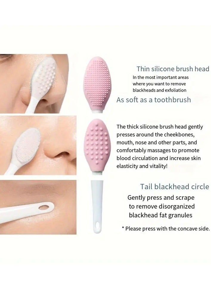 4 Pcs All In One Eyeliner StencilsSilicone Winged Tip Eyeliner Aid MascaraShield Applicator Guard Pads Eyebrow PencilStencil Multifunctional Eye Makeup Tool (Pink) - Image 2
