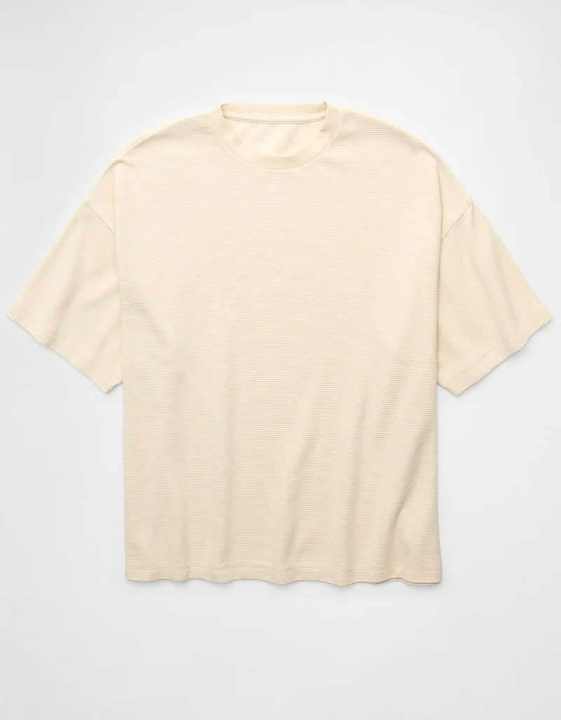 American Eagle  AE Relaxed Ribbed Jersey T-Shirt for Men | Best Price UAE