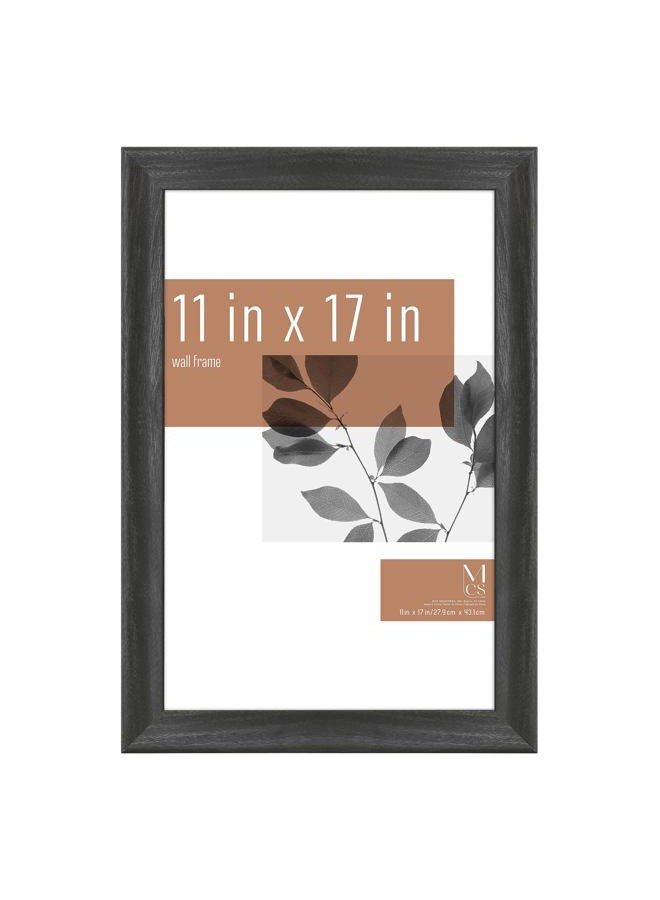 MCS Classic Studio Gallery Frame, Black Woodgrain, 11 x 17 in, Single - Image 1