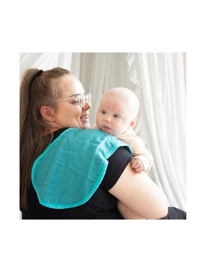 Anvi Baby Set of 3 Organic Bamboo Burp and Bib Cloth Cirrus  - Image 5