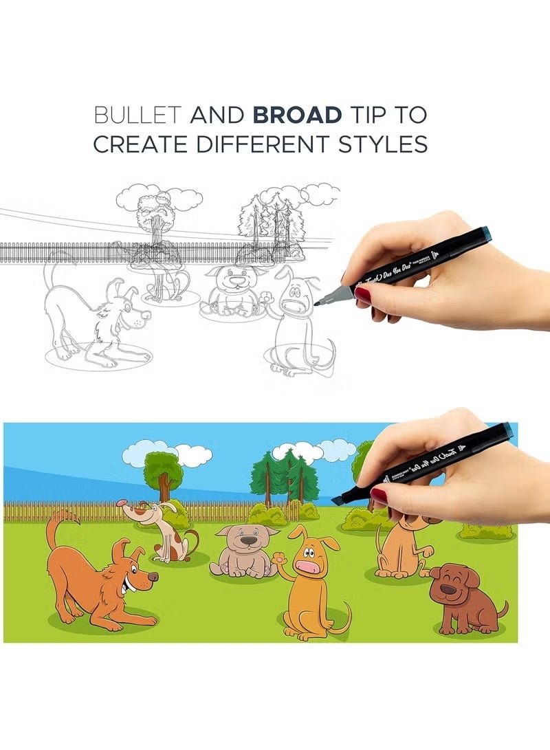 توتش Valkyrie 48-Piece Touch Art Marker Set - Image 2