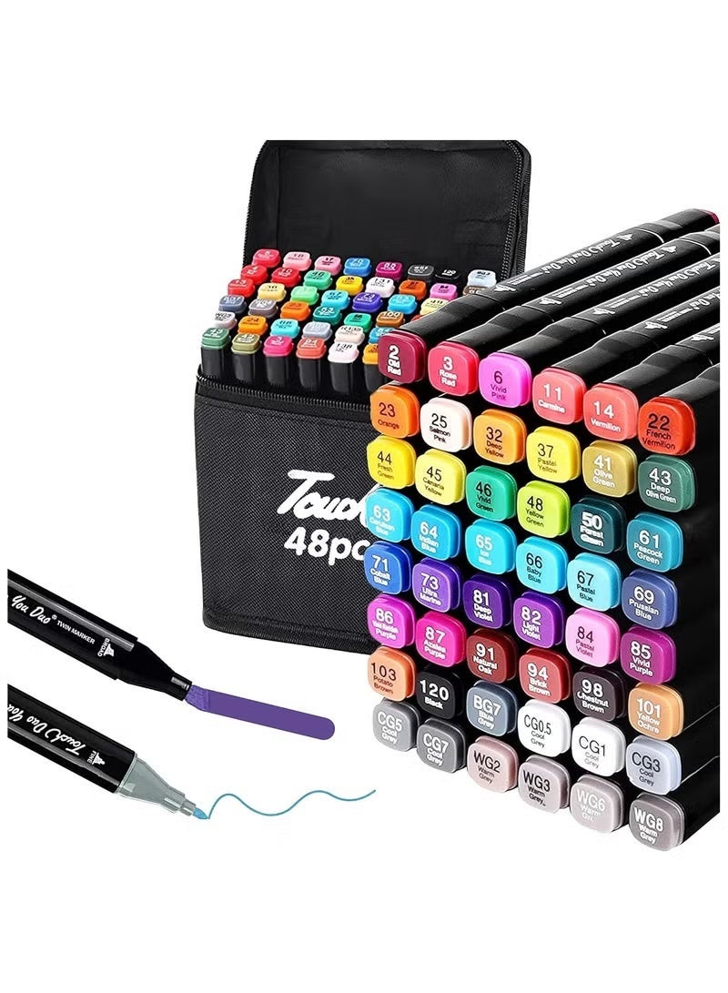 توتش Valkyrie 48-Piece Touch Art Marker Set - Image 1