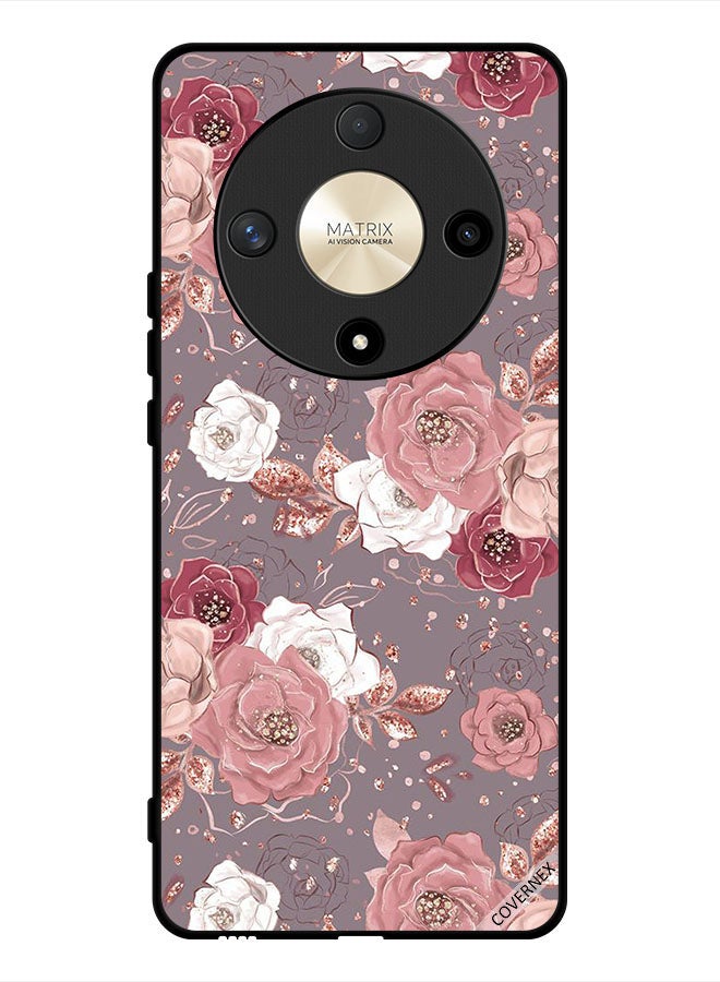 Covernex Protective Case Cover For Honor X9b Floral Wallpaper - Image 1