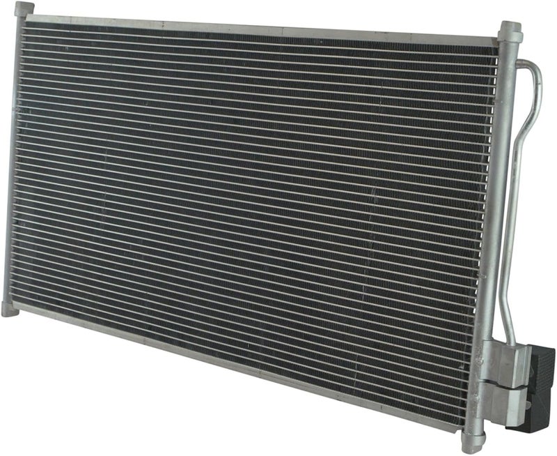 TRQ AC Condenser for 1998-2004 Ford Mustang V6 3.8L & V8 4.6L SOHC - Image 2