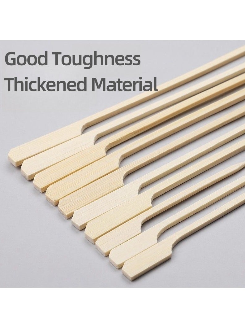 Generic 100 PCS Bamboo Skewers, Natural wooden Food Grade, Cocktail sticks for Marshmallow Fruit Skewers BBQ Store  - Image 2