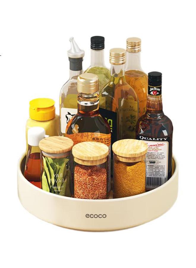Ecoco Italian Cocoa رف توابل إيكوكو كاكاو الدوار متعدد الوظائف زيت ملح صلصة خل تخزين مطبخ E24104 أصفر - Image 3