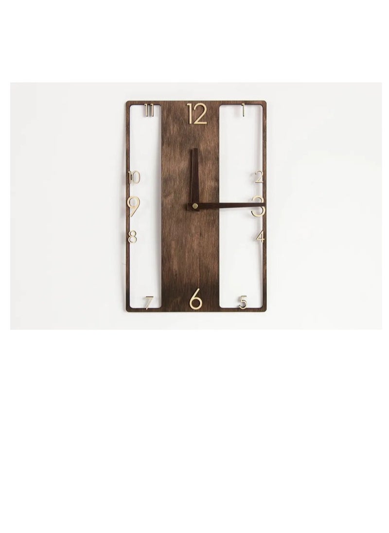 Scandinavian design wooden clock