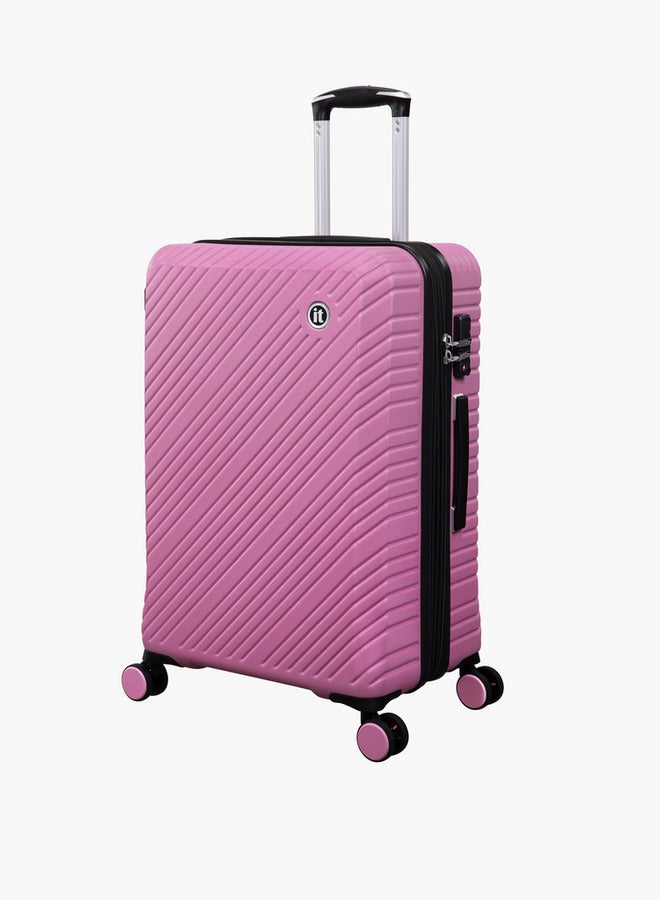 it Textured Hardcase Luggage Trolley with Retractable Handle - 24 Inches Check-in Bag - Image 2