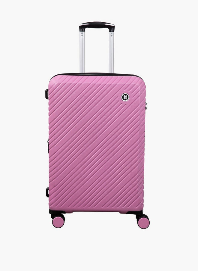 it Textured Hardcase Luggage Trolley with Retractable Handle - 24 Inches Check-in Bag - Image 1