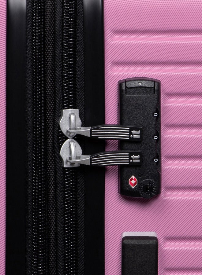 it Textured Hardcase Luggage Trolley with Retractable Handle - 24 Inches Check-in Bag - Image 5