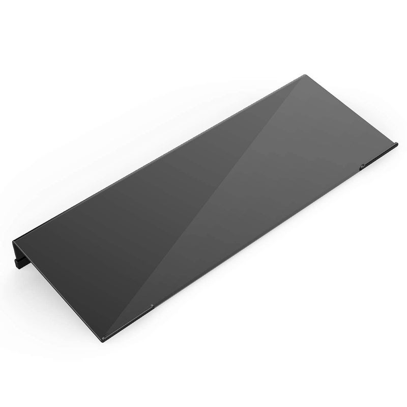 KOTEMON Acrylic Tilted Computer Keyboard Stand for Ergonomic Typing, Keyboard Tray Holder with Silicone Non-Slip Case, Black - Image 2