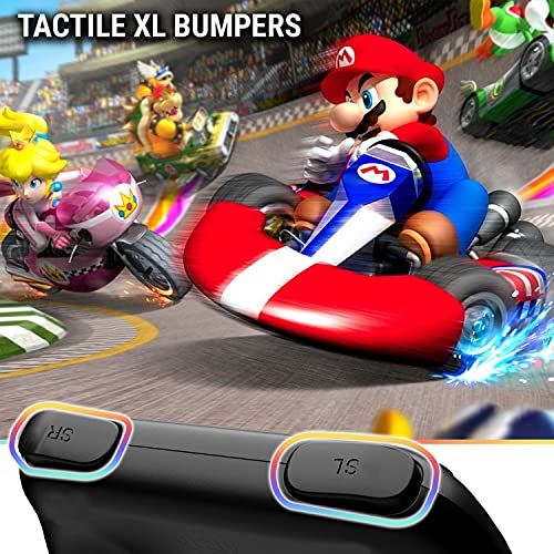Orzly Grips compatible with Nintendo Switch Joy-Cons for Extra Comfort - TWIN PACK (2x BLACK) Universal Sided Grip Attachments for use with Nintendo Switch Joy-Cons - Image 5