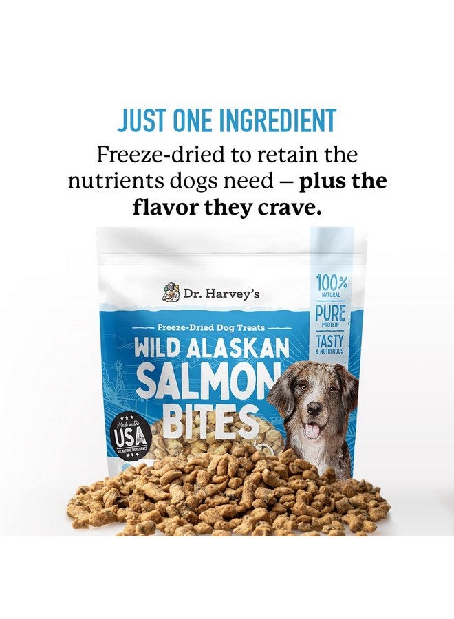 Dr. Harvey's Wild Alaskan Salmon Bites Freeze Dried Dog Training Treats with Salmon Meat for Dogs, 7 Ounces - Image 2