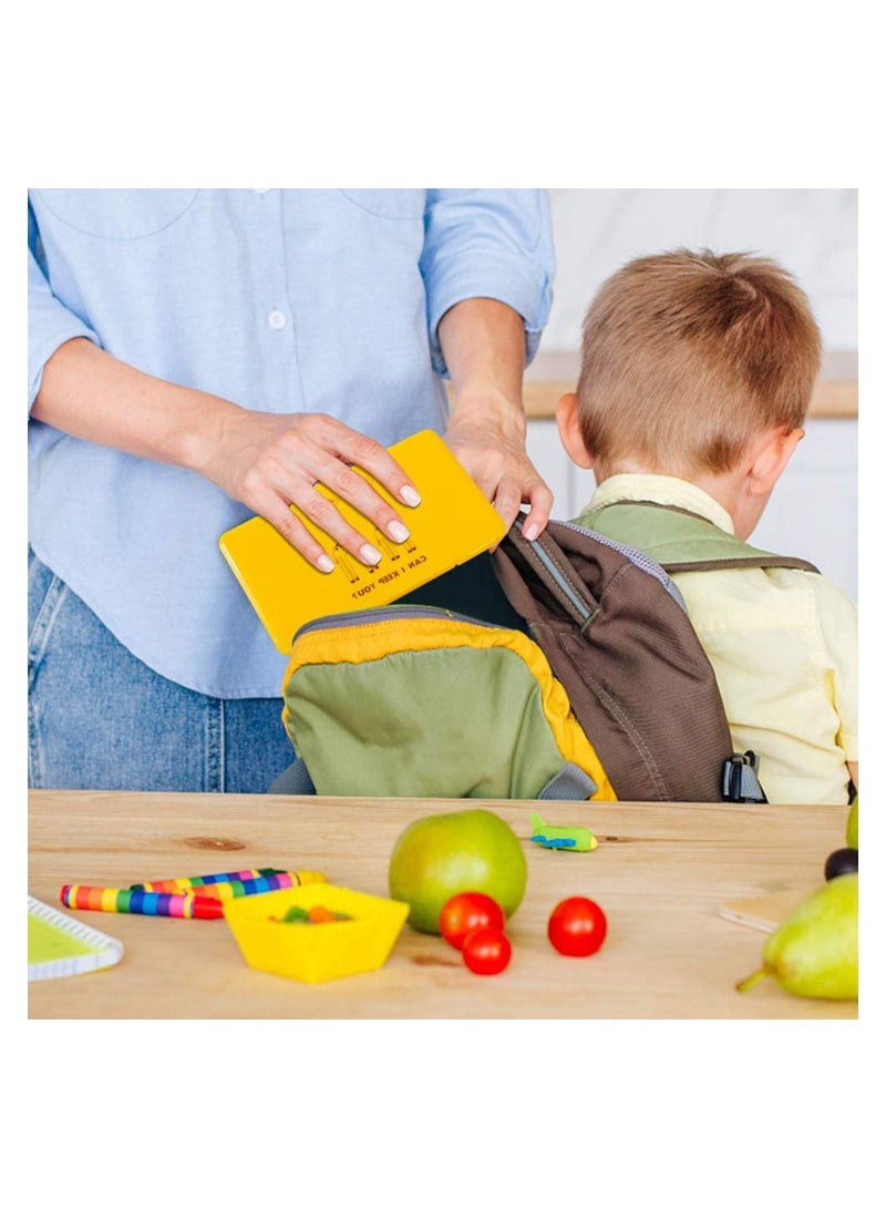 Y&D KASTWAVE 1 Pack Face Protector Storage Box, Portable Case Organizer Keeper Folder Containers, for Container Clip, Dustproof Box Pollution Prevention (Yellow) - Image 5