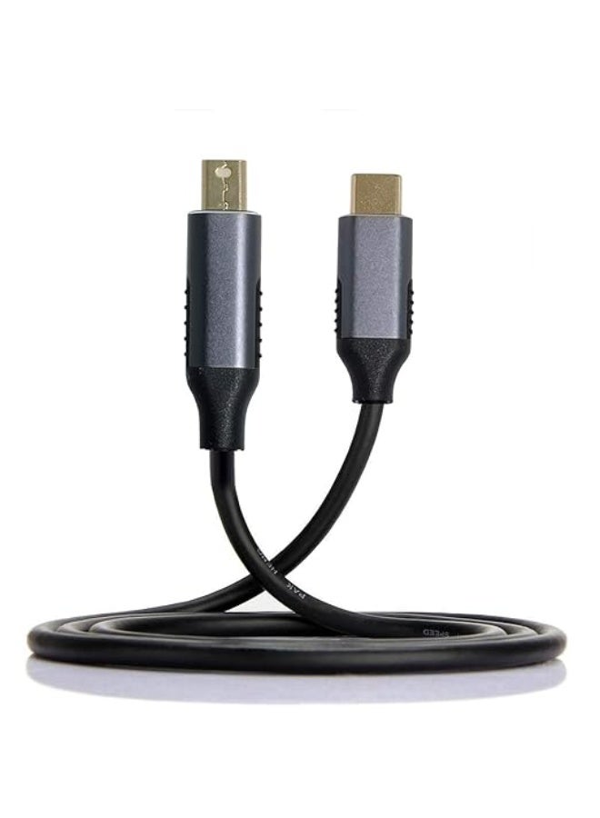 USB-C to Mini DisplayPort Cable – 4K UHD Video Adapter, 1.8m Durable Cable for Laptops and Monitors - Image 4