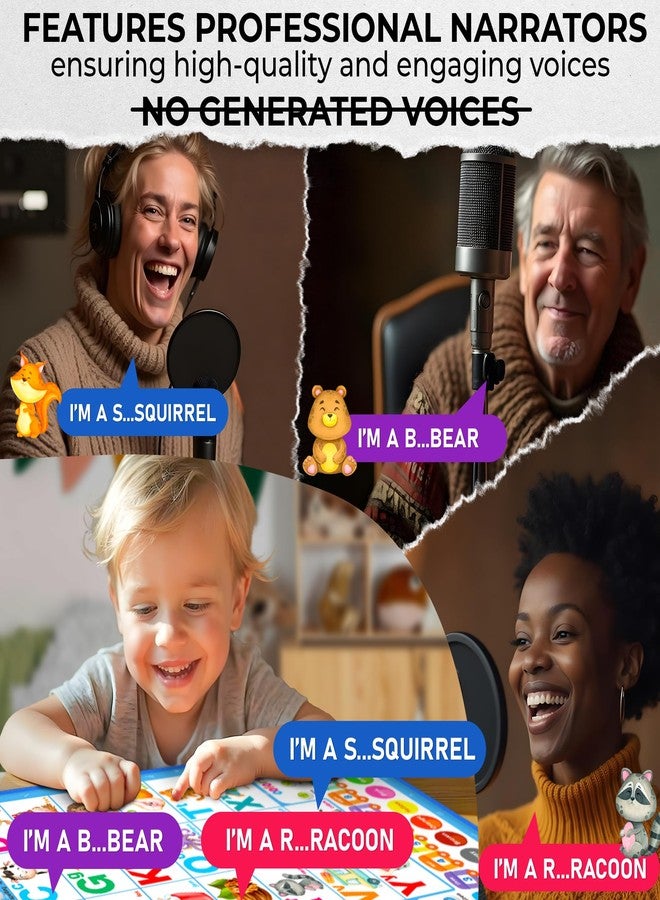 QUOKKA Educational Toys for Kids 5-7 Year Old - Vertical ABC Learning Wall Chart for Toddlers Age 3 4 6+ - Interactive Speech Therapy Poster Boy Girl - Autism Puzzle Game 8-10-12 - Image 2