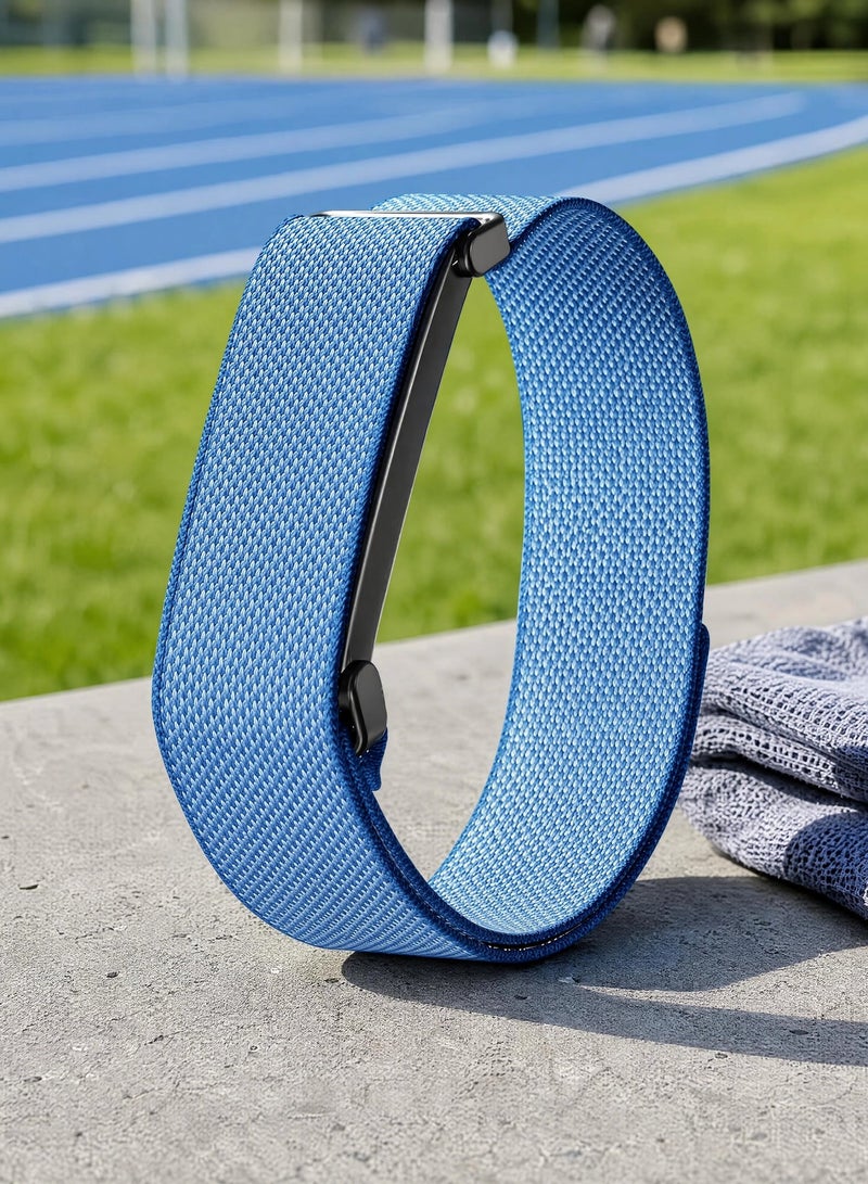 إس كولور سوار لـ Fitbit Air | سوار بديل من النايلون | سوار رياضي منسوج وقابل للتعديل والتهوية | سوار مضاد للتعرق لجهاز تتبع اللياقة Fitbit Air (الجهاز الحساس غير مضمن) - Image 4