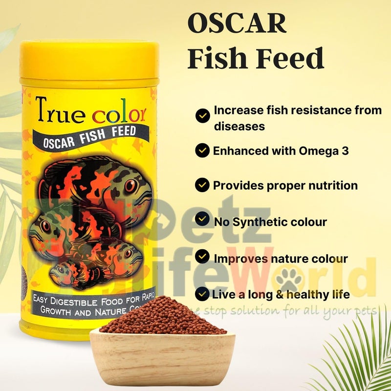 VAYINATO True Color Oscar Easy Digestible Fish Food,100G For Rapid Growth&Nature Color - Image 2