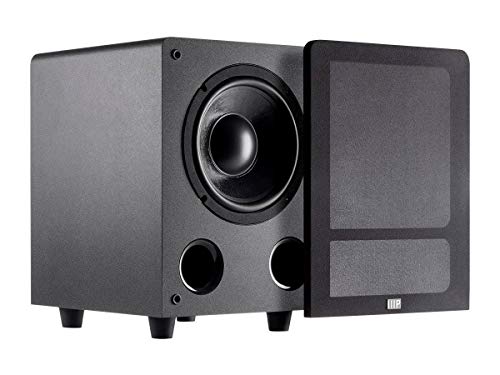Monoprice Premium Select Subwoofer - 8-Inch Woofer, 200 Watt, 4 Ohm Nominal Impedance, Auto On/Off, Black - Image 3