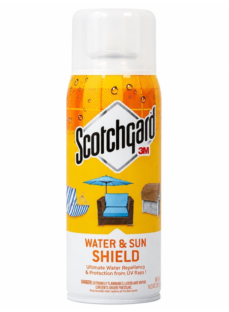 Scotchgard Water & Sun Shield Spray, Water Repellent & UV Protection for Outdoor Furniture, Cushions & Fabrics, 10.5 oz - Image 1