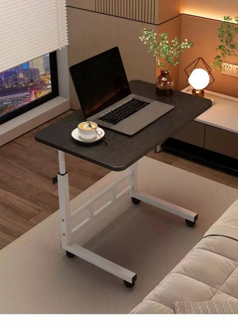 شي ون طاولة لابتوب متحركة من SHEE ONE بارتفاع قابل للتعديل (65–87 سم) | طاولة دراسة، طاولة طعام على السرير، طاولة بجانب السرير و الكنب | تصميم عصري بسطح واسع وعجلات قوية بقفل | الأبعاد: 60×85 سم و40×60 سم - Image 2