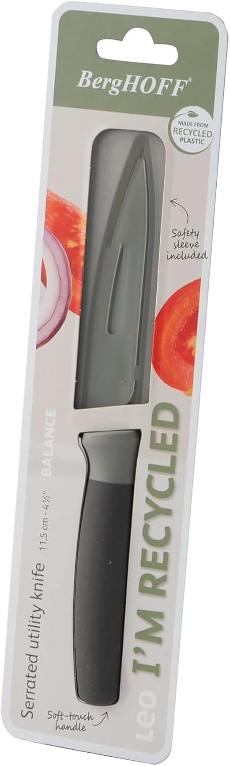 BergHOFF Leo Serrated Utility Knife 11.5cm - Non-Stick Coated Stainless Steel - Image 3