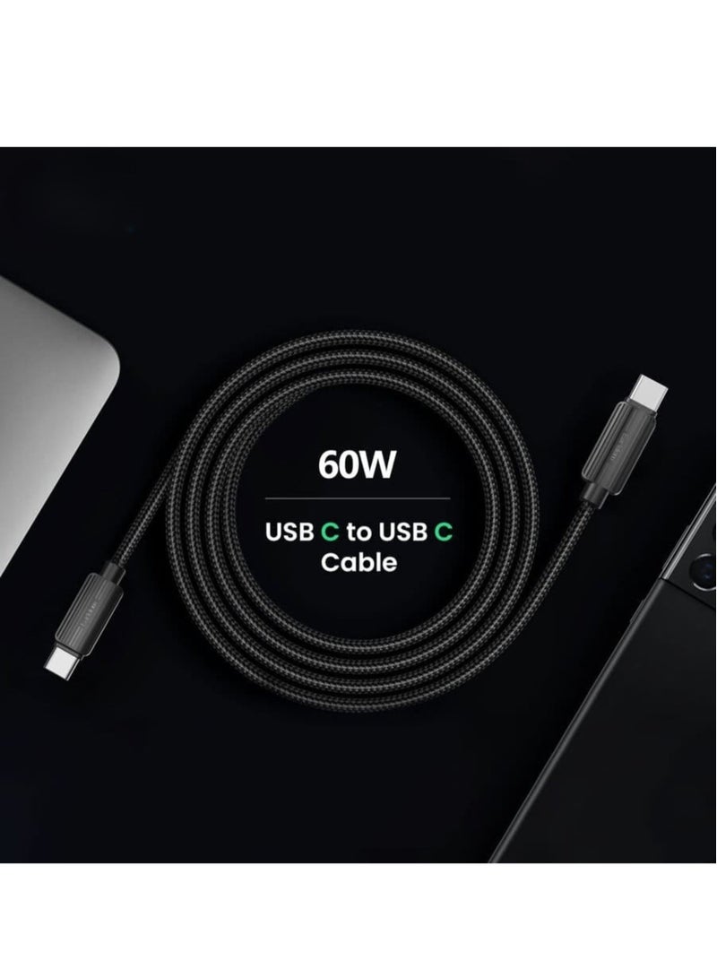 Earldom EC-194 60W Type-C to Type-C Cable, 3 Meters - Fast Charging and Data Transfer - Image 3