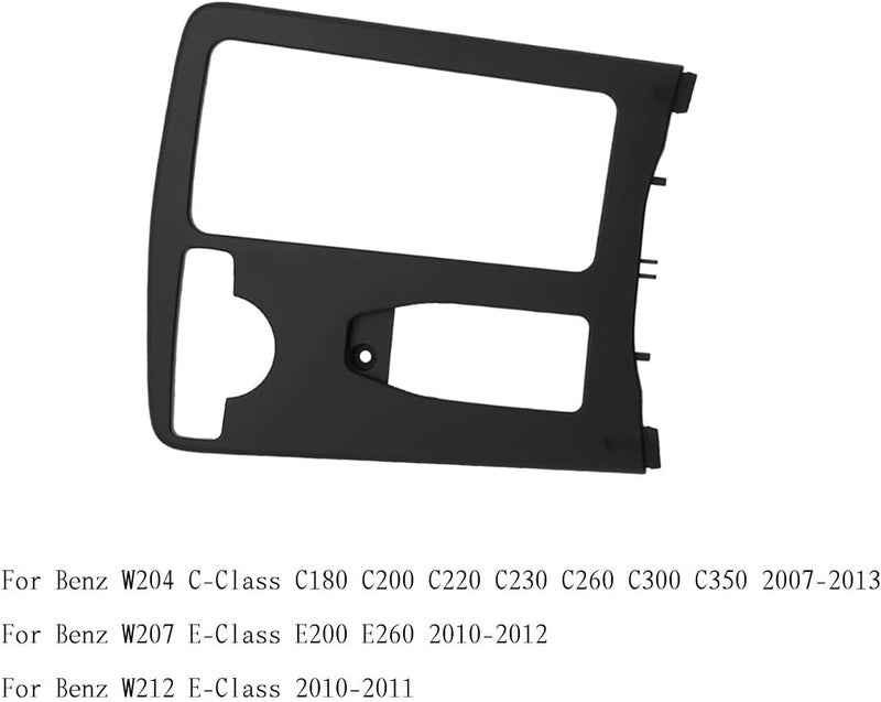 CYCDIY Black Central Armrest Cup Holder Frame for Mercedes Benz - Image 3