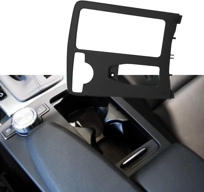 CYCDIY Black Central Armrest Cup Holder Frame for Mercedes Benz - Image 2
