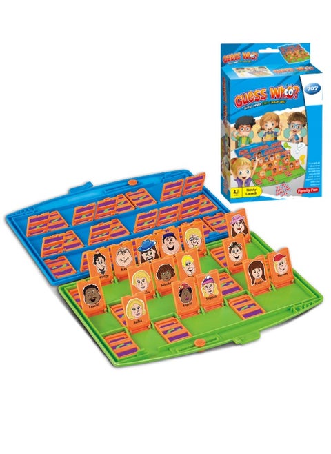 Guess Who? Board Game, with People and Animal Cards, Classic Children's Mystery Board Game of Deduction for 2 Players, Ages 4+