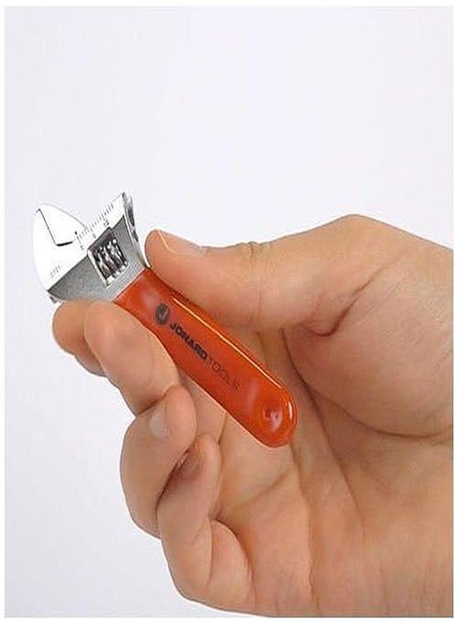 Jonard Tools AW-4 Adjustable Wrench 4" with Extra Wide Jaws - Image 3
