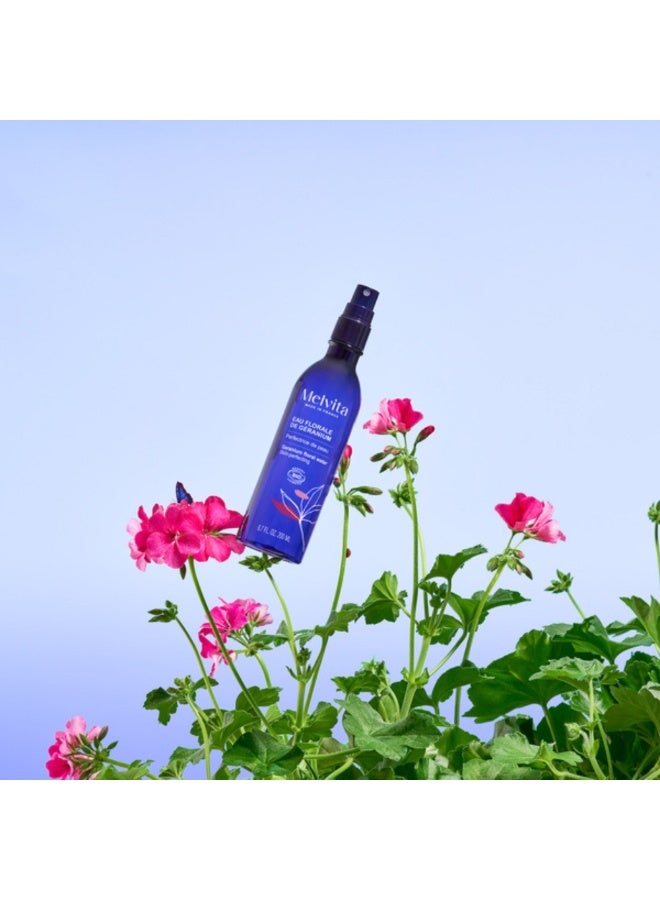 Melvita Organic Geranium Floral Water Spray Bottle 200 ml - Image 3